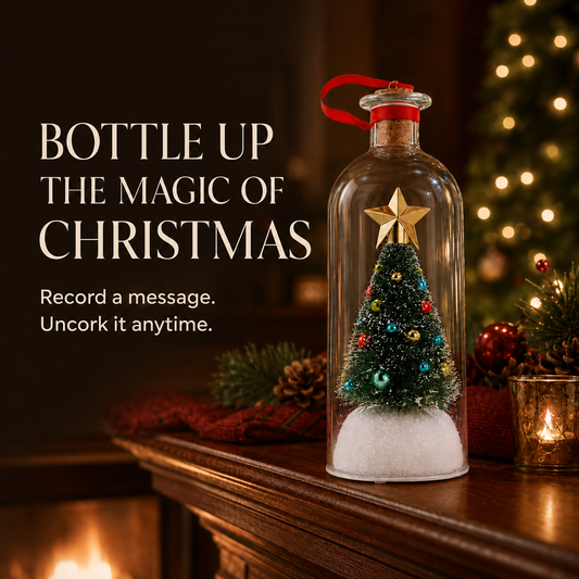 Recordable Christmas Message Bottle
