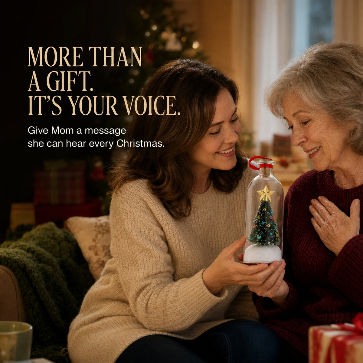 Recordable Christmas Message Bottle