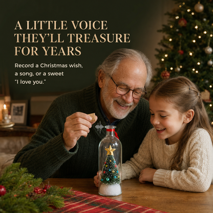 Recordable Christmas Message Bottle
