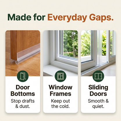 Self-Adhesive Door & Window Weather Stripping