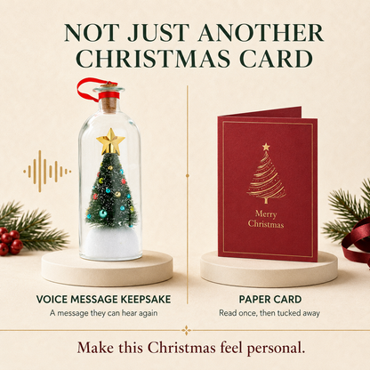 Recordable Christmas Message Bottle