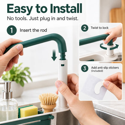 Upgraded Expandable Over-Sink Caddy