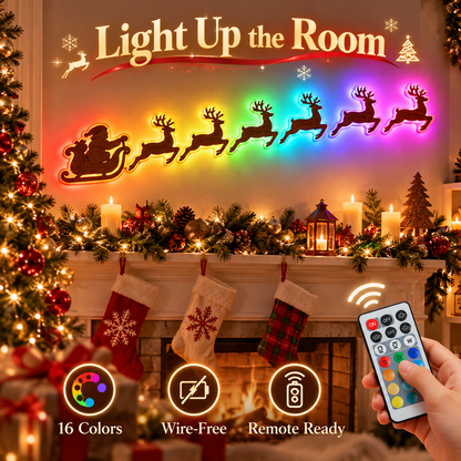 16-Color Christmas Wall Lights