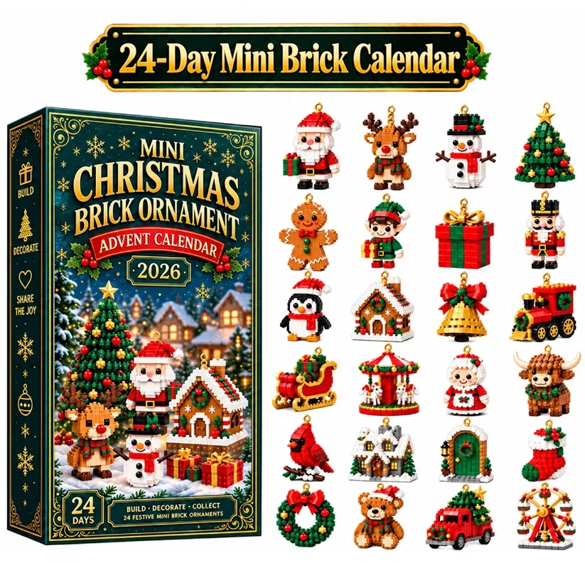 24-Day Mini Christmas Ornament Advent Calendar