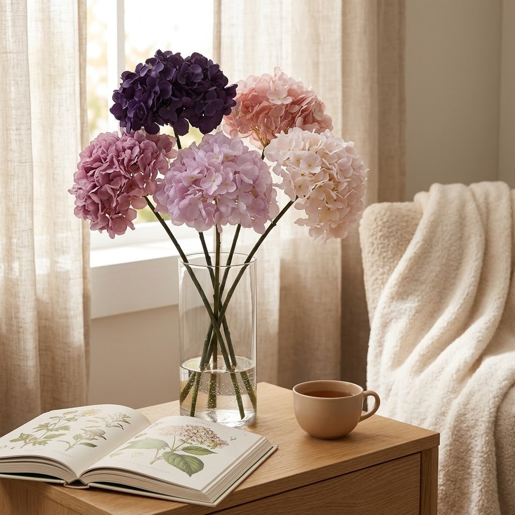 Oversized Garden Hydrangea Stem