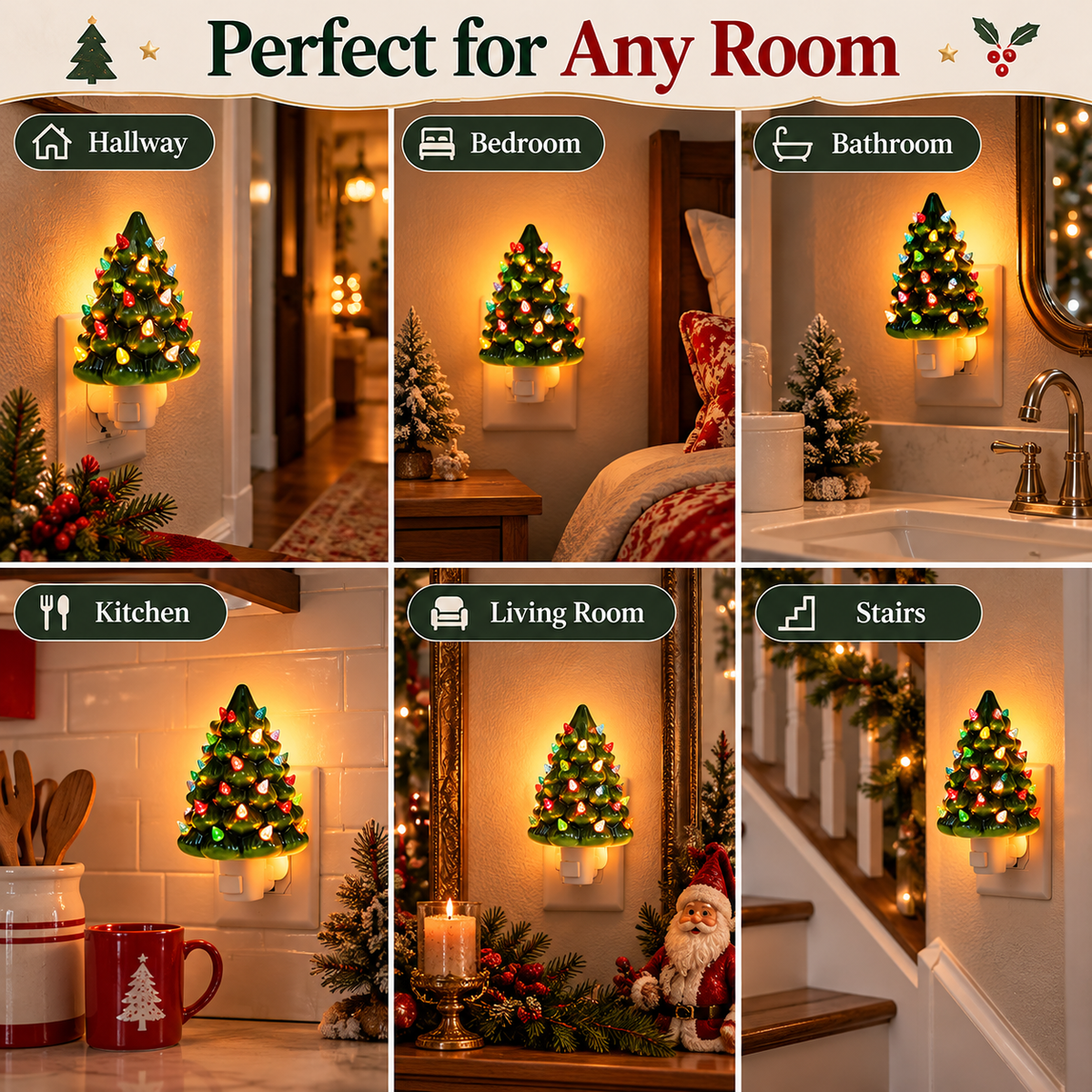 Christmas Tree Plug-In Night Light