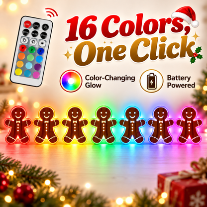 16-Color Christmas Wall Lights
