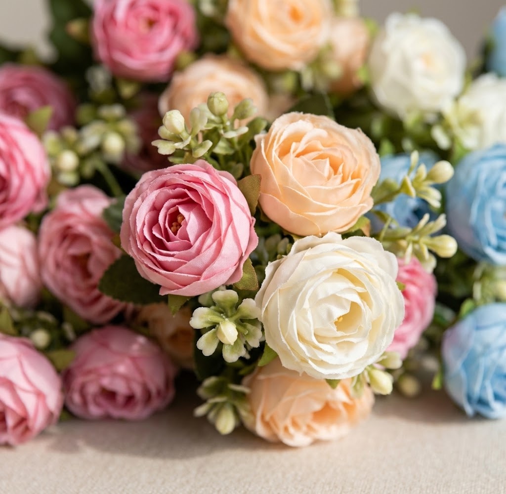 Nordic Peony & Baby's Breath Bouquet