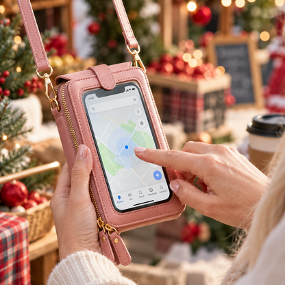 Touchscreen Crossbody Phone Wallet – A Thoughtful Gift for Her