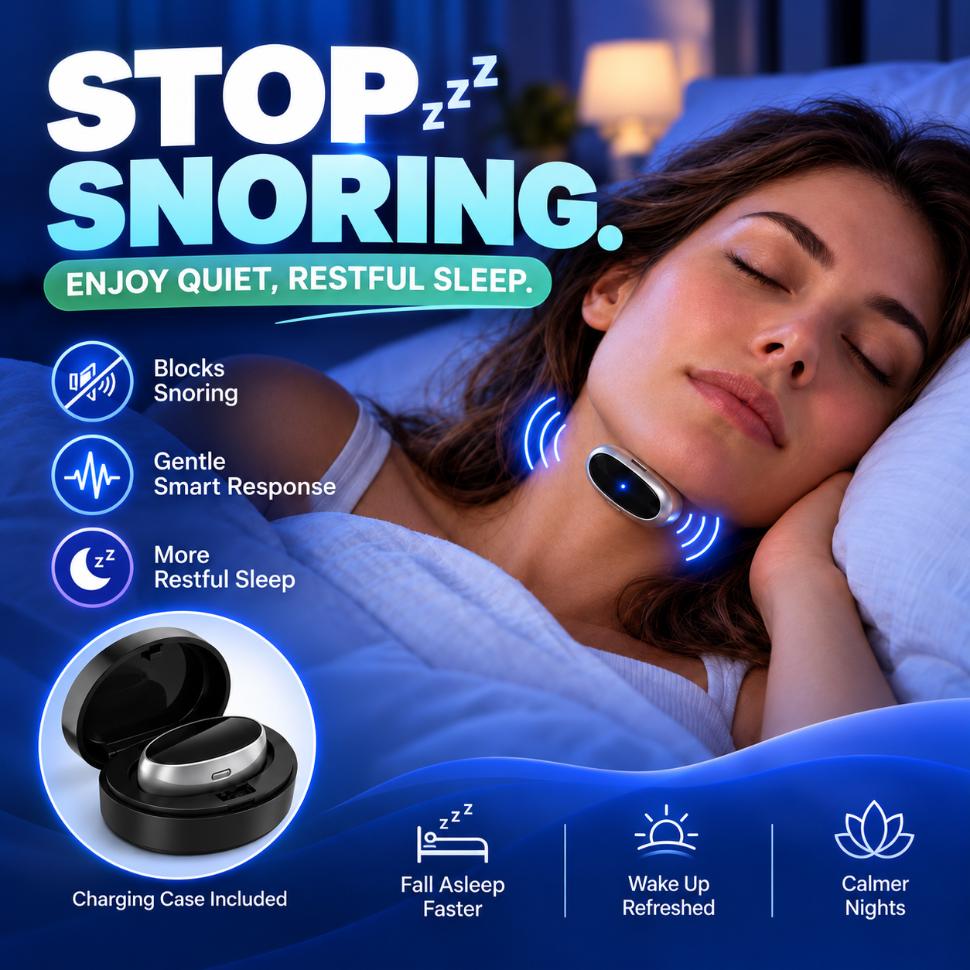 Smart Anti-Snore Chin Device | Stop Snoring, Mask-Free