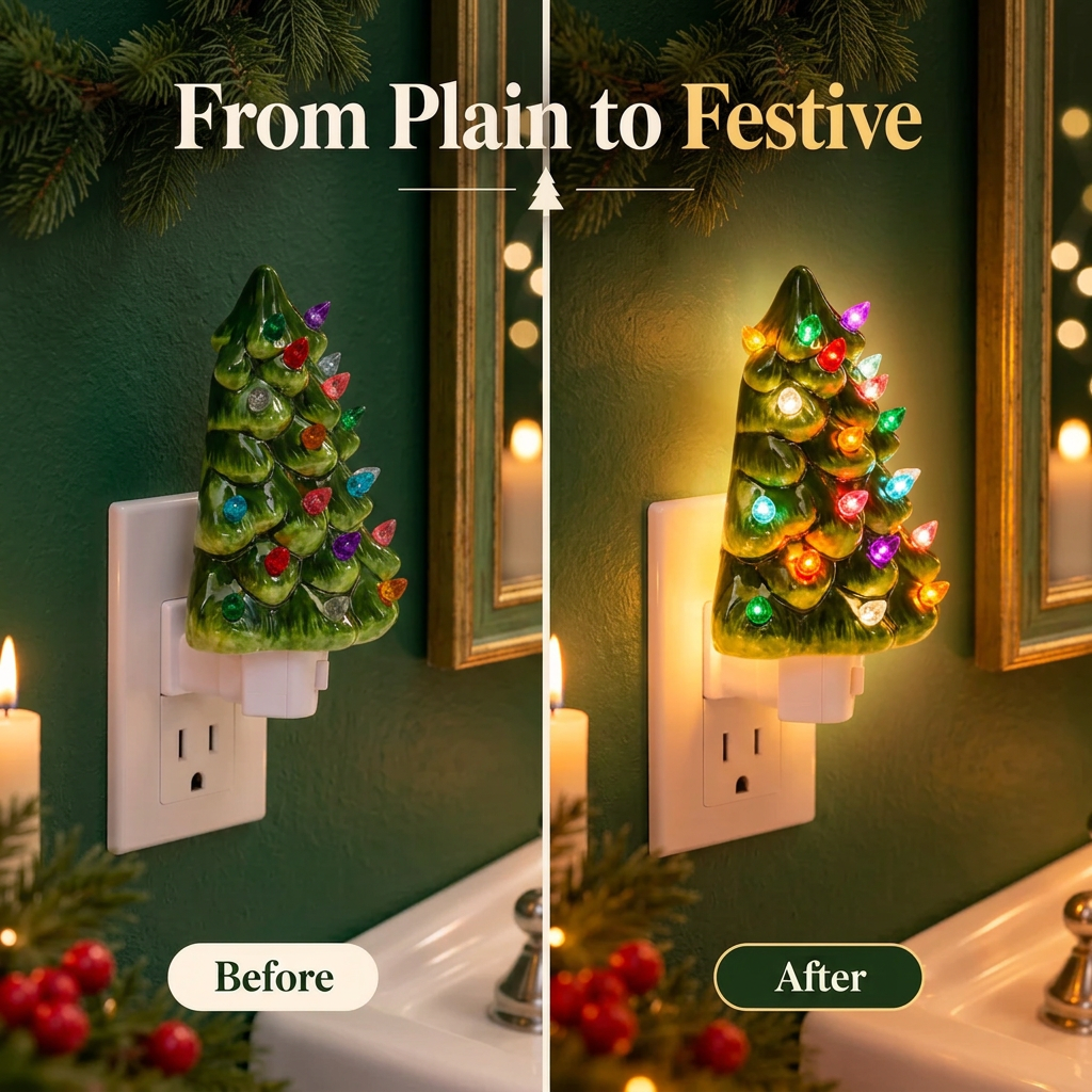 Christmas Tree Plug-In Night Light