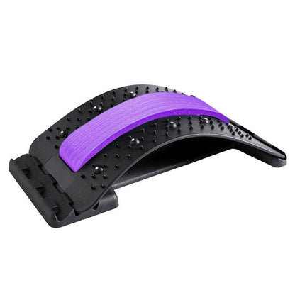 Back Stretcher for Lower Back Pain Relief - 4 Level Adjustable Lumbar Back Cracker Board