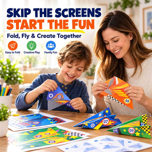 16-Model Paper Aircraft Kit
