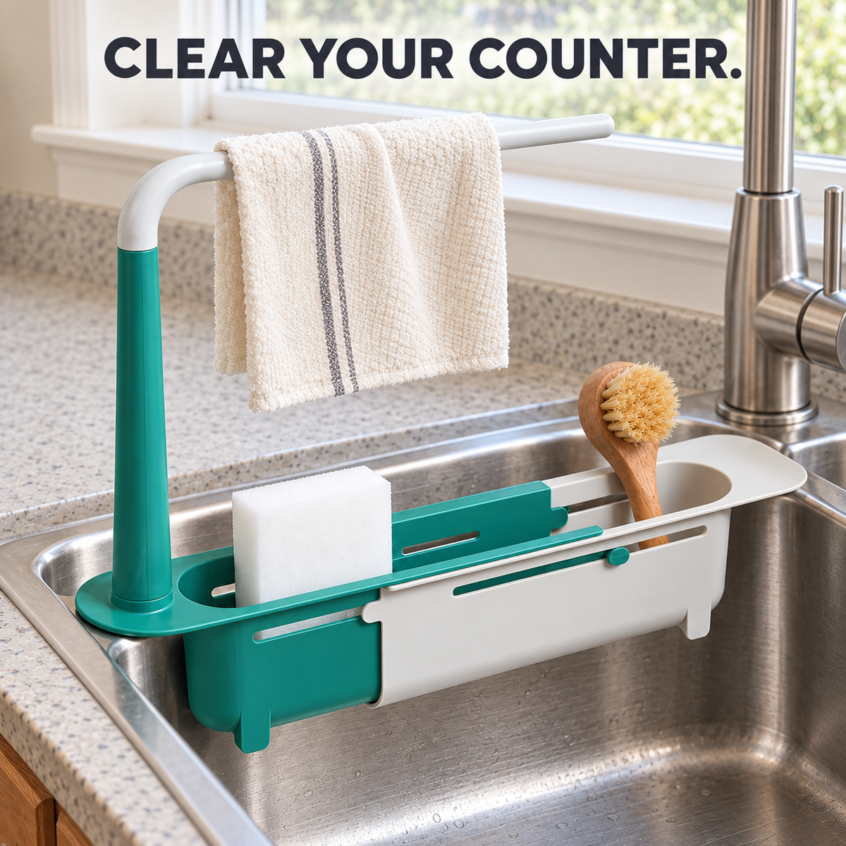 Upgraded Expandable Over-Sink Caddy