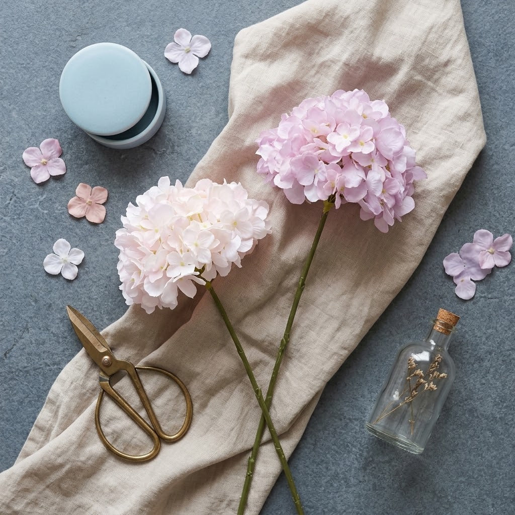 Oversized Garden Hydrangea Stem