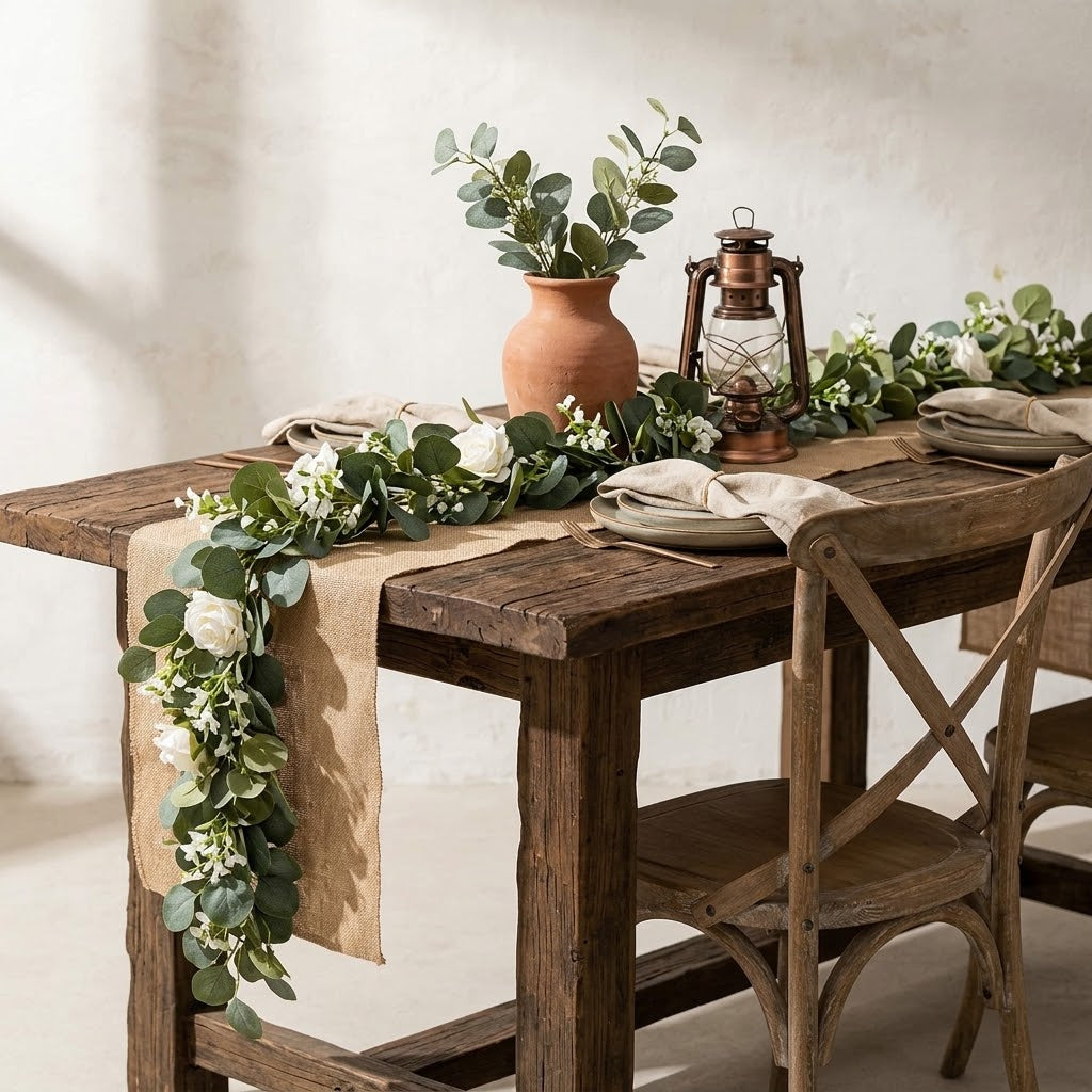 Eucalyptus Coin Leaf Garland