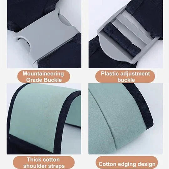 👶 4-in-1 Baby Carrier – Less Arm Strain, More Cuddles