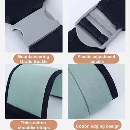 👶 4-in-1 Baby Carrier – Less Arm Strain, More Cuddles